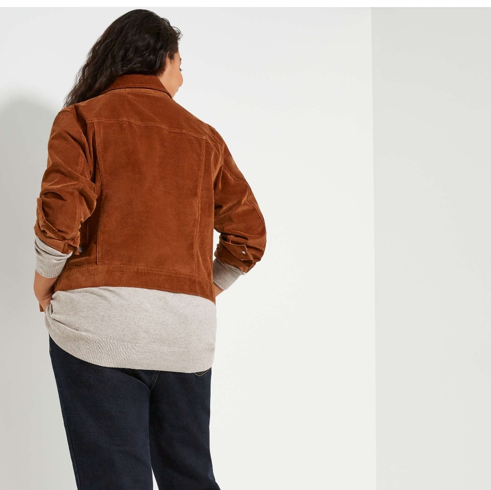 NEW WITH TAGS corduroy jacket- plus size - Picture 2 of 8